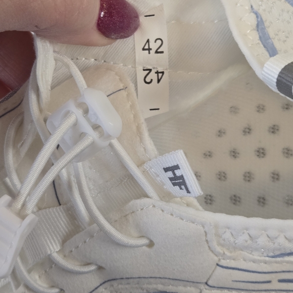 NWoT Hike Footwear HF Breathable Wide Toe Barefoot Shoes White Blue 42 W11/M9 - Picture 7 of 13